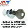 Serrure Avec Clé Pour Coffret Ecology, CAMPING Ou CHANTIER