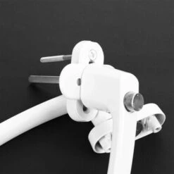 Poignée à Levier épaisse Solide à Deux Extrémités Avec Clés Pour Porte Et Fenêtre（Blanc） -Promos Matériel Boutique 92628219 5