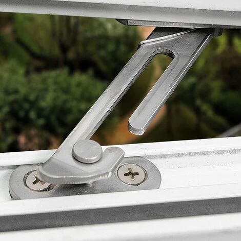 Limiteur De Fenêtre à Battants, Butée De Fenêtre Robuste Et Durable De 2,5 Mm D'épaisseur Pour Un Espacement De Châssis De Fenêtre De 14 à 17 Mm 3 Limiteur De Fenêtre à Battants, Butée De Fenêtre Robuste Et Durable De 2,5 Mm D'épaisseur Pour Un Espacement De Châssis De Fenêtre De 14 à 17 Mm – Image 3