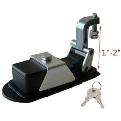 Paquet De 2 Compression Klink Encastré En Alliage De Zinc Réglable Scellé Grande Poignée Fermetures à Compression Manuelles Verrouillage à Clé -Promos Matériel Boutique 93286543 3