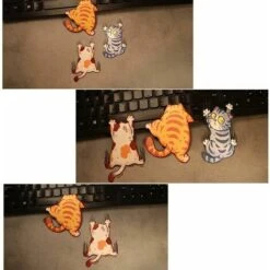 Autocollants De Voiture Chat Drle, Dessin Animé 3D Animaux Chat Chaton Autocollants Bricolage Voiture Tuning Autocollants Chat Fenêtre Autocollants étanche PVC Chat Autocollants Chaton Stickers Murau -Promos Matériel Boutique 93563894 3