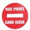 NOVAP - Disque - Voie Privée Sans Issue - D: 300 Mm