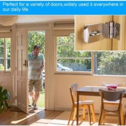 Loquet De Cadenas Agrafe Avec Cadenas Et Vis, Loquet Porte En Acier Inoxydable Avec Clé, Cadenas Agrafe Lourds, Verrou Porte Etanche, Fermeture Porte Pour Chambre à Coucher Patio Jardin (blanc) -Promos Matériel Boutique 93897851 5