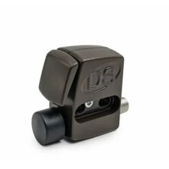 Verrou De Baie Coulissante à Bouton Poussoir Marron