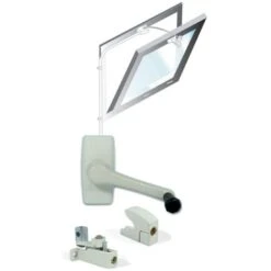 Kit Ferme Imposte Manivelle Windy 305 Blanc SOUCHIER Pour Châssis Abattant Intérieur L.3.05m - 26802