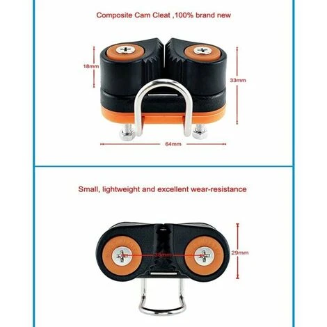 Voilier Came Taquet Entrée Rapide Taquet Coinceur Kayak Ancre Taquet Coinceur, 3 à 12 Mm 3 Voilier Came Taquet Entrée Rapide Taquet Coinceur Kayak Ancre Taquet Coinceur, 3 à 12 Mm – Image 3