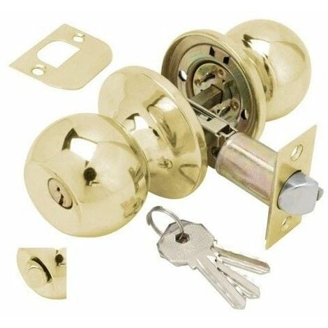 Bouton De Porte Wolfpack Avec Clé Avec Condamnation En Laiton Pour Entrée 1 Bouton De Porte Wolfpack Avec Clé Avec Condamnation En Laiton Pour Entrée