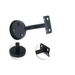 ELLE Support De Main Courante, 4 Pièces Support De Main Courante En Acier Inoxydable Pour Support De Couloir De Main Courante De Mur Intérieur De Grenier Main Courante D'Escalier (60 X 60mm) -Promos Matériel Boutique 94922552 3