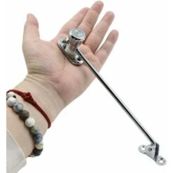 Entrebâilleurs Fenêtre Restricteur Verrou Sécurité - Réglable Ouverture, En Alliage De Zinc Et Acier, Pour Fenêtre Basculante/battante, Vers L'intérieur Ou L’extérieur, Pour Régler L'ouverture -Promos Matériel Boutique 95205002 4