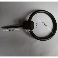 Heurtoirs Fonte Antique Heurtoir Poignée Hoop Porte à La Main Old Elm Porte De Fer Heurtoir Augmenter épaississement Anneau De Fer 66 (Color : Black, Size : S) 8 Heurtoirs Fonte Antique Heurtoir Poignée Hoop Porte à La Main Old Elm Porte De Fer Heurtoir Augmenter épaississement Anneau De Fer 66 (Color : Black, Size : S) -Promos Matériel Boutique 95390578 4