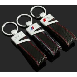 Porte - Clés Audi SLine Logo En Cuir Véritable Fibre De Carbone 5 Porte - Clés Audi SLine Logo En Cuir Véritable Fibre De Carbone -Promos Matériel Boutique 95419746 3