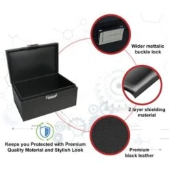 Boîte Faraday Extra Large Pour Clés De Voiture Cage Antivol RFID Pour La Sécurité De Voiture Boîte De Rangement Pour Clés -Promos Matériel Boutique 95506226 3