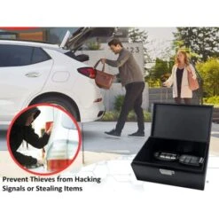 Boîte Faraday Extra Large Pour Clés De Voiture Cage Antivol RFID Pour La Sécurité De Voiture Boîte De Rangement Pour Clés -Promos Matériel Boutique 95506226 5