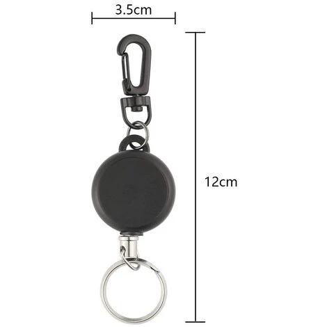 10 Pièces Porte-badge Mousqueton Avec Enrouleur, Porte Clef Ceinture Rétractable, Mécanisme D'Horloge Mécanisme De Mouvement 2 10 Pièces Porte-badge Mousqueton Avec Enrouleur, Porte Clef Ceinture Rétractable, Mécanisme D'Horloge Mécanisme De Mouvement – Image 2