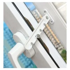Entrebâilleur De Fenêtre à Battant, Verrou De Sécurité Pour Bébé, Verrou Anti-pincement, Entrebâilleur De Ventilation De Fenêtre, Ouverture Vers L'extérieur Pour Fenêtre UPVC, Bois Et Aluminium