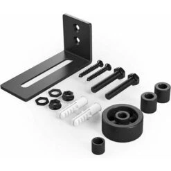 2 Pièces Multifunctional Guide De Plancher Bas De Porte De Grange Rouleau Réglable Guide Au Sol Pour Portes Coulissantes -Promos Matériel Boutique 96170583 5