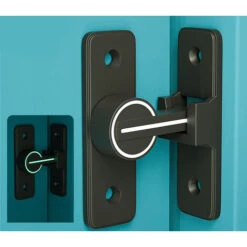 Verrouillage Sans Pêne Phosphorescent - Noir, 1 Jeu 7 Verrouillage Sans Pêne Phosphorescent - Noir, 1 Jeu -Promos Matériel Boutique 96444599 3