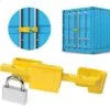 Tusk Padlock Lock Container Trailer Doors Steel Adjustable With 4 Keys