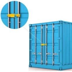 Tusk Padlock Lock Container Trailer Doors Steel Adjustable With 4 Keys -Promos Matériel Boutique 96516902 5
