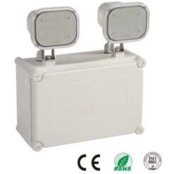 Bloc De Secours LED 2x6W 600 Lumens IP65