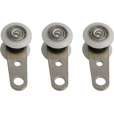 Lot De 10 Roulettes Pour Baies Vitrées Ou Portes Coulissantes - En Métal Et En Plastique - 4,5 X 1,9 Cm 2 Lot De 10 Roulettes Pour Baies Vitrées Ou Portes Coulissantes - En Métal Et En Plastique - 4,5 X 1,9 Cm – Image 2