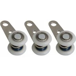 Lot De 10 Roulettes Pour Baies Vitrées Ou Portes Coulissantes - En Métal Et En Plastique - 4,5 X 1,9 Cm 7 Lot De 10 Roulettes Pour Baies Vitrées Ou Portes Coulissantes - En Métal Et En Plastique - 4,5 X 1,9 Cm -Promos Matériel Boutique 96839239 3