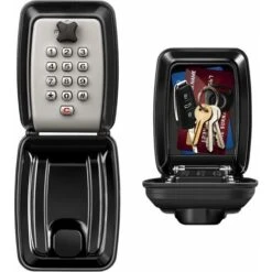 Boite A Clefs Securisee Exterieur, Grande Boitier A Cle Murale Avec Code 12 Chiffres Étanche Antirouille Boite à Clé Sécurisée, Ultra-Robuste Coffre A Clef Digitale Pour Maison Usine Garage