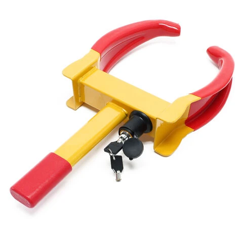 Sabot De Voiture Bloque Roue Antivol Automobile Remorque Caravane Antidémarrage Collier De Serrage 2 Sabot De Voiture Bloque Roue Antivol Automobile Remorque Caravane Antidémarrage Collier De Serrage – Image 2