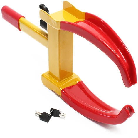 Sabot De Voiture Bloque Roue Antivol Automobile Remorque Caravane Antidémarrage Collier De Serrage 4 Sabot De Voiture Bloque Roue Antivol Automobile Remorque Caravane Antidémarrage Collier De Serrage – Image 4
