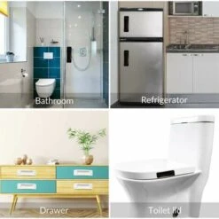 Poignée Autocollante Pour Porte Coulissante Poignée Auxiliaire De Cuisine（6Pcs，trois Couleurs） -Promos Matériel Boutique 97447351 5