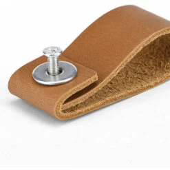 Poignées En Cuir Pour Meubles 6 2 Cm Poignées En Cuir Vintage Faites à La Main Pour Meubles De Cuisine - Salle De Bain - Armoires(café，8Pcs) -Promos Matériel Boutique 97448425 3