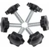 6-Pack M8x25mm Vis De Pouce, étoile En Plastique Moletées Bouton De Serrage à Vis Thumbscrew