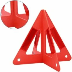 Triangle De Signalisation,Portable Voiture Panne D'urgence Avertissement Réfléchissant La Sécurité Routière Panneau Stop -Promos Matériel Boutique 97650781 4