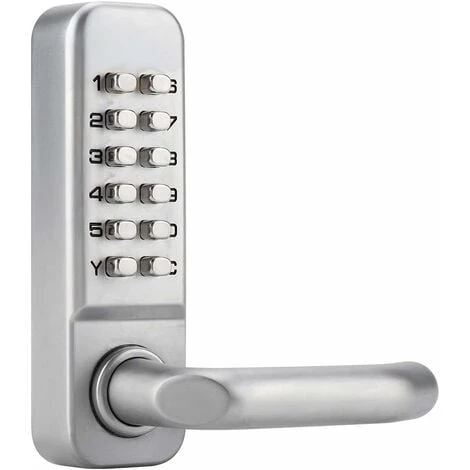Serrure à Code Mécanique étanche, Combinaison De Code à 1 à 11 Chiffres Mot De Passe De Sécurité Serrure Codée Serrure De Porte à Combinaison Mécanique Sans Clé Pour Porte De Bureau En Bois H452 1 Serrure à Code Mécanique étanche, Combinaison De Code à 1 à 11 Chiffres Mot De Passe De Sécurité Serrure Codée Serrure De Porte à Combinaison Mécanique Sans Clé Pour Porte De Bureau En Bois H452
