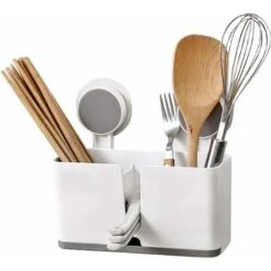 MOWZE Panier Séchage D'Ustensiles Cuisine, Panier De Séchage D'Ustensiles, Support Vidange Cuillère Fourchette, Pour La Maison Couteau De Cuisine Cuillère Cuillère Organisateurs De Vaisselle