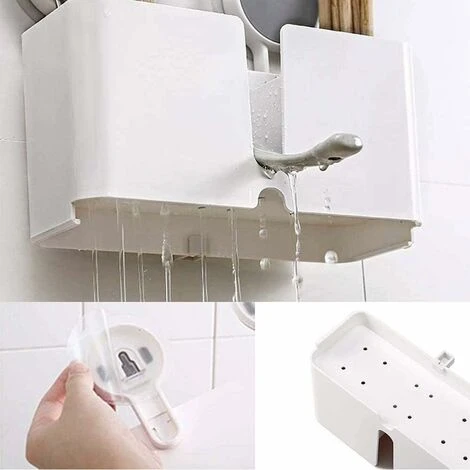 MOWZE Panier Séchage D'Ustensiles Cuisine, Panier De Séchage D'Ustensiles, Support Vidange Cuillère Fourchette, Pour La Maison Couteau De Cuisine Cuillère Cuillère Organisateurs De Vaisselle 4 MOWZE Panier Séchage D'Ustensiles Cuisine, Panier De Séchage D'Ustensiles, Support Vidange Cuillère Fourchette, Pour La Maison Couteau De Cuisine Cuillère Cuillère Organisateurs De Vaisselle – Image 4