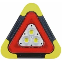 Voyant D'avertissement D'urgence Triangle LED - Voyant D'avertissement Routier Alimenté Par Le Soleil Lampe De Travail Rechargeable USB Clignotant étanche Pour La Sécurité Sur Le Chantier -Promos Matériel Boutique 97733202 3