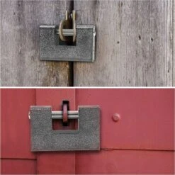 GP Cadenas Exterieur Ultra Robuste Avec 4 Clés - Gros Cadenas Monobloc En Acier Solide Trempé - Manille De 12mm D’Épaisseur - Protège Portes De Garages, Containers, Barrières Et Entrepôts 9 GP Cadenas Exterieur Ultra Robuste Avec 4 Clés - Gros Cadenas Monobloc En Acier Solide Trempé - Manille De 12mm D’Épaisseur - Protège Portes De Garages, Containers, Barrières Et Entrepôts -Promos Matériel Boutique 97843826 5