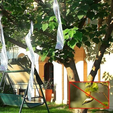 Ruban Anti-oiseaux, 2 Pièces De Ruban Répulsif Pour Oiseaux, Ruban Réfléchissant Pour Oiseaux, Ruban Dissuasif, Ruban Adhésif Double Face Laser Pour Effrayer Les Oiseaux, Effrayer Les Oiseaux, Protége 4 Ruban Anti-oiseaux, 2 Pièces De Ruban Répulsif Pour Oiseaux, Ruban Réfléchissant Pour Oiseaux, Ruban Dissuasif, Ruban Adhésif Double Face Laser Pour Effrayer Les Oiseaux, Effrayer Les Oiseaux, Protége – Image 4