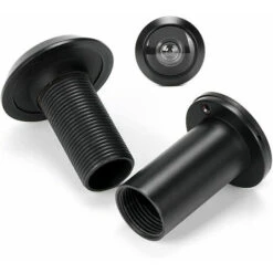 Judas Visionneuse Porte 16mm à Un Angle Large De 200° Pour Épaisseur De Porte De 35 à 55mm Avec Couvercle De Confidentialité - NoirPETITES ECREVISSES Thsinde -Promos Matériel Boutique 97978798 4