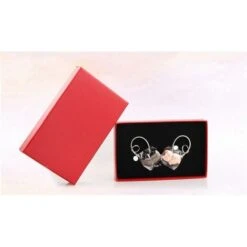 Amoureux Porte-clés 1 Paire D'anneau Clé En Forme De Porcs Avec Nez Magnétique, Cadeau Pour Jeune Amie, Alliage De Zinc Brillant Noir Et Rose Or -Promos Matériel Boutique 98442684 5