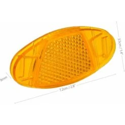 LECHUANG Catadioptre Velo 8 Pièces, Unisexe Réflecteurs Pour Rayon Vélo Avec Support à Clip, Signalisation Réfléchissante Pour Tout Type De Vélo -Promos Matériel Boutique 98443644 3