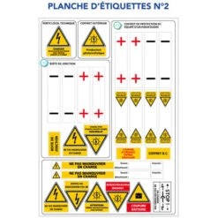 Etiquettes Photovoltaïques Kit De 65 Adhésifs Photovoltaïques + Notice De Pose (C1543). Signalisation Photovoltaïque Complète Conforme CONSUEL Et UTE C 15 712 9 Etiquettes Photovoltaïques Kit De 65 Adhésifs Photovoltaïques + Notice De Pose (C1543). Signalisation Photovoltaïque Complète Conforme CONSUEL Et UTE C 15 712 -Promos Matériel Boutique 98493986 5