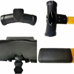 Canne Antivol Voiture Verrouillage De Volant Barre De Volant Antivol De Sécurité Universelle Voiture Rétractable T-Lock, -Promos Matériel Boutique 98598004 3
