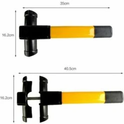 Canne Antivol Voiture Verrouillage De Volant Barre De Volant Antivol De Sécurité Universelle Voiture Rétractable T-Lock, -Promos Matériel Boutique 98598004 4