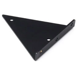 Support D'étagère En Triangle En Métal Flottant,Equerre Etagere Mural Aveugles Dissimulés,Chambre à Coucher Salon Salle De Bain Bricolage Décoration Support,2 Pièces (80100mm,Noir)