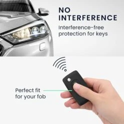 Accessoire Clé De Voiture Compatible Avec Peugeot Citroen Clef De Voiture 2-Bouton（Noir）- Coque En Silicone Souple Pour Clef De Voiture -Promos Matériel Boutique 98869542 3