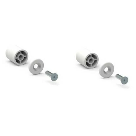 Butées De Volet Roulant Rondes Coloris Blanc 1 Butées De Volet Roulant Rondes Coloris Blanc