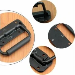 Poignée De Porte Coulissante Traction D'Acier Inoxydable Boîte Poignée Levage Boîte Outils Ressort Poignée Pliante Acier Inoxydable Poignée Caisse Poignées Traction Ressort Poignées Pliantes En Acier -Promos Matériel Boutique 99373523 4