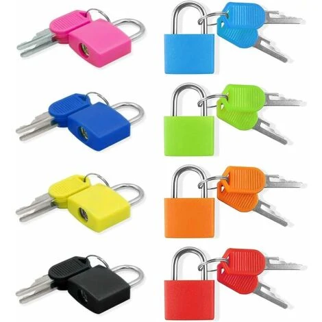 8pcs Serrures De Valise Avec Clés, Cadenas Valise, Petit Cadenas à Clé, Cadenas Couleur Mini, Cadenas Bagages Multicolore, Cadenas Valise Avec 2 Clé, Pour Bagage Valise Sac De Voyage Diary, 8 Couleurs 1 8pcs Serrures De Valise Avec Clés, Cadenas Valise, Petit Cadenas à Clé, Cadenas Couleur Mini, Cadenas Bagages Multicolore, Cadenas Valise Avec 2 Clé, Pour Bagage Valise Sac De Voyage Diary, 8 Couleurs